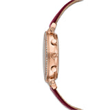 Swarovski Passage Chrono Watch Leather Strap,  Pvd