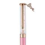 Swarovski Crystal Shimmer Ballpoint Pen Love, Pink, Rose-Gold Tone Plated