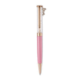 Swarovski Crystal Shimmer Ballpoint Pen Love, Pink, Rose-Gold Tone Plated