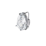 Swarovski Mesmera Clip Earring Trilliant Cut Crystal, White, Rhodium Plated