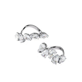 Swarovski Millenia Cocktail Ring Set, White, Rhodium Plated