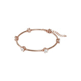 Swarovski Constella Bangle White, Rose-Gold Tone Plated