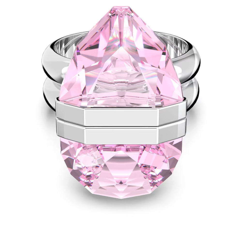 Swarovski Lucent Ring Magnetic Pink Rhodium plated | EID2023 | Fashion Jewellery | New Prices | Ring | Women Rings | Womens Swarovski Lucent Ring Magnetic Pink Rhodium plated | EID2023 | Fashion Jewellery | New Prices | Ring | Women Rings | Womens