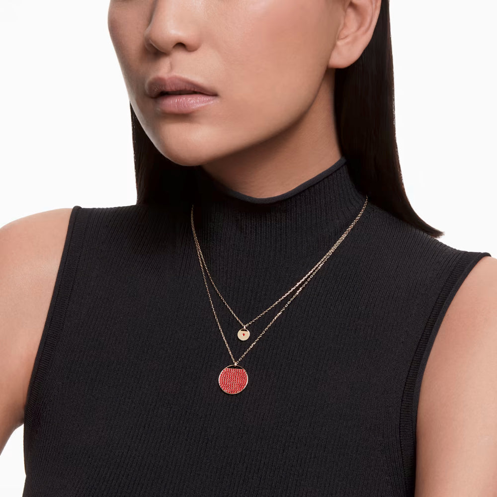 Swarovski ginger layered necklace Clearance