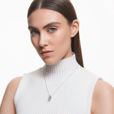 Swarovski Exalta Necklace Blue Rhodium plated