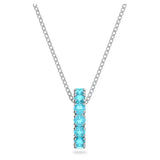 Swarovski Exalta Necklace Blue Rhodium plated