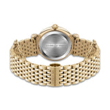 Cerruti Corniglia Women's Analog Black Dial Gold Plated Watch
