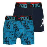 CR7 OTR Underwear Navy Turquoise Size 4-6