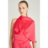 Theia  Bria Cape Wrap Cocktail Dress