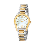 Aigner VICENZA Women's Two Tone Silver and Gold Watch with White MOP Dial