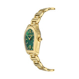 Aigner Vicenza Gold Case Green MOP Horseshoe Crystal Dial Women’s Watch