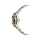 AIGNER Women's Silver & Gold Blue Dial Watch