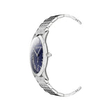 AIGNER Men's Treviso Silver ,Blue Dial Watch