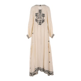Amore Mio By Hitu Women's Biege Kaftan
