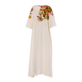 Amore Mio By Hitu Women's White Kaftan