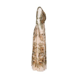 Alberta Ferretti Floral and Snake Print Silk Long Dress
