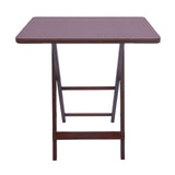 Artisan Square Shape Picnic Table Plain Brown