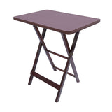 Artisan Square Shape Picnic Table Plain Brown