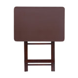 Artisan Square Shape Picnic Table Plain Brown