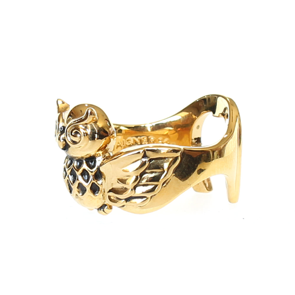 Aigner Owl Collection Ring 54Mm Size 7