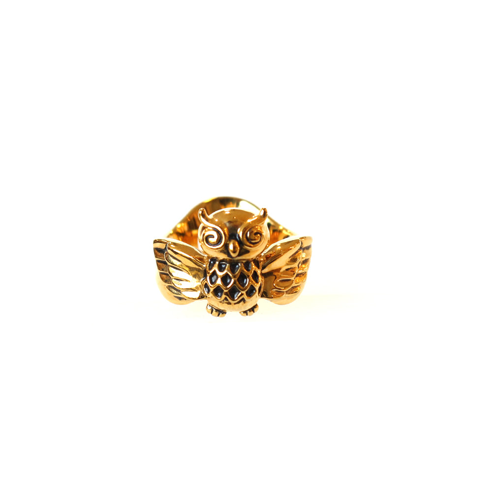 Aigner Gold Plated Ring Size 7.75