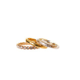 Aigner Three Tone Ring Size 7