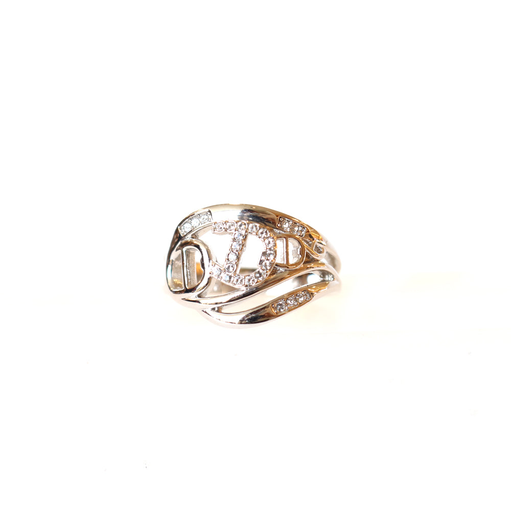Aigner Ring Silver Size 7