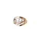 Aigner Ring Silver Size 7