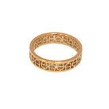 Aigner A Logo Rose Gold Plated Size 7.75