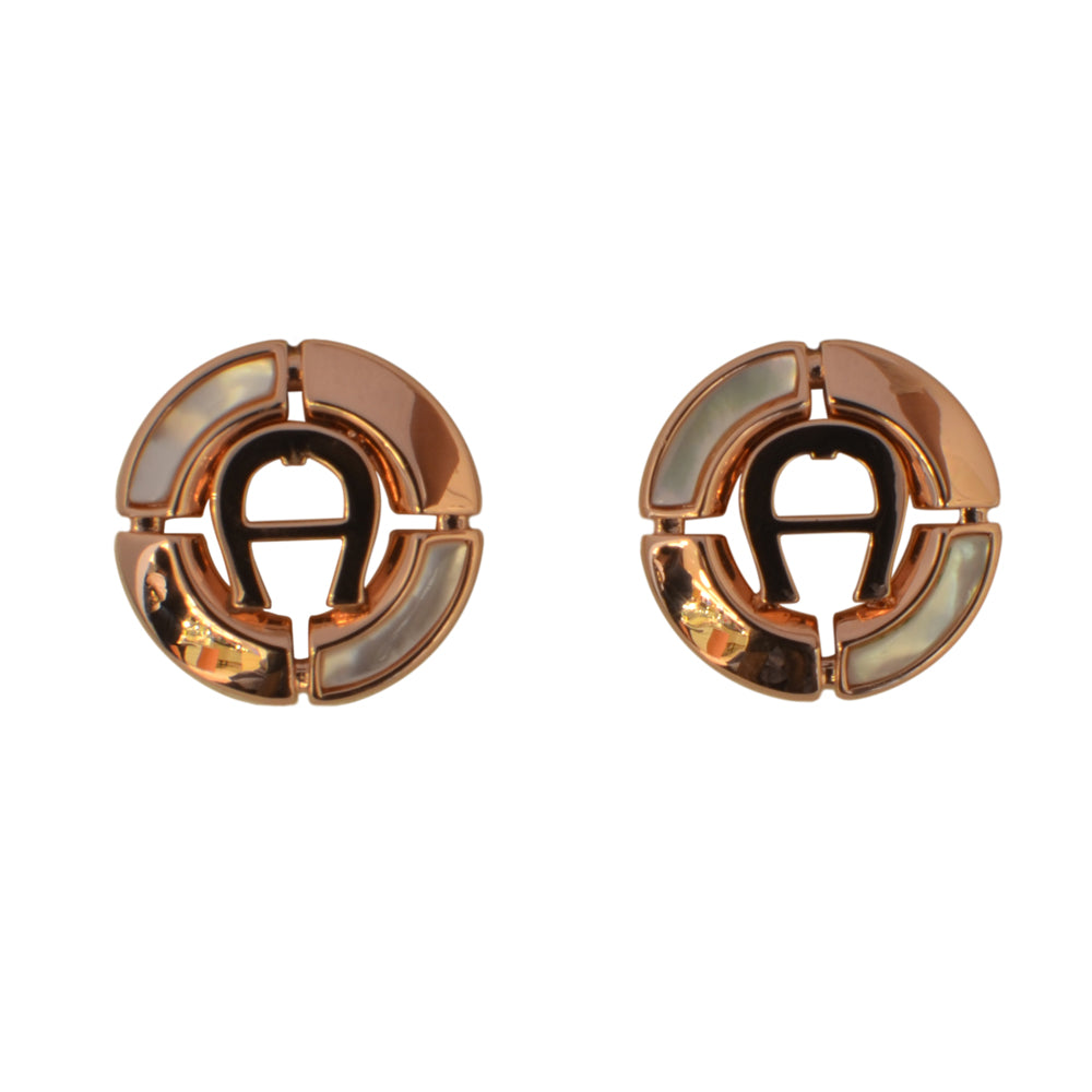 Aigner Earring Rose Gold Plated