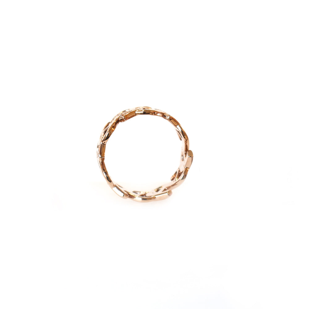 Aigner Ring Rose Gold Plated