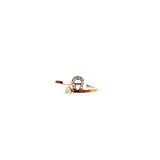 Aigner Ring Gold Plated Size 7