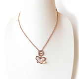 Aigner Necklace Rose Gold Plated