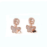 Aigner Earring Rose Gold Plated
