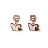 Aigner Earring Rose Gold Plated