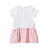 Aigner Kids Baby Girl's White & Pink Dress