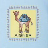 Aigner Kids New Born Blue Sleepsuit, Bib and Hat Set