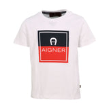 Aigner Kids Boy's White T-Shirt