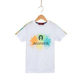 Aigner Kids Boy's Cotton T-Shirt