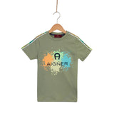 Aigner Kids Boy's Cotton T-Shirt