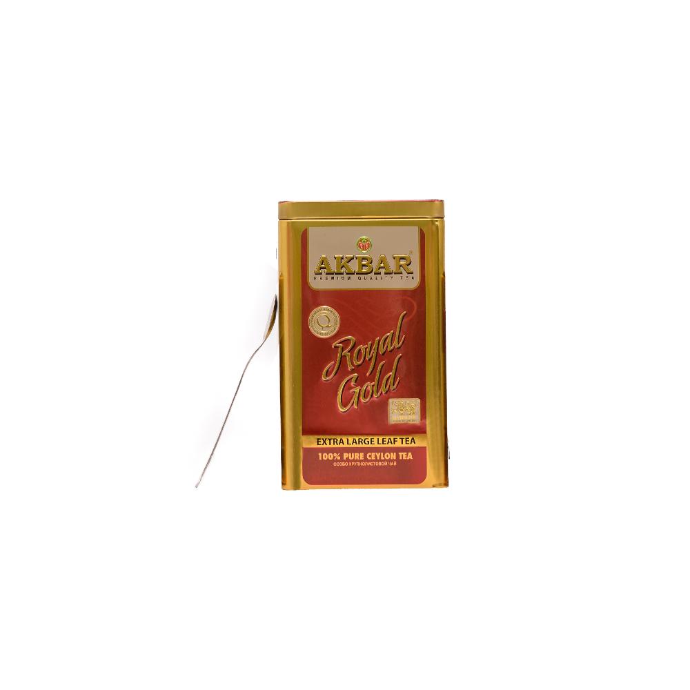 Akbar Ceylon Royal Gold Tin 250g | Coffee & Tea | Newcode | Tea Akbar Ceylon Royal Gold Tin 250g | Coffee & Tea | Newcode | Tea