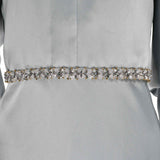 AMSALE Beaded Long Sleeve Evening Gown