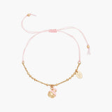 Les Nereides Bracelet Rose Pink /Gold , One Size
