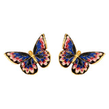 Les Nereides Japanese Emperor Butterfly Earrings