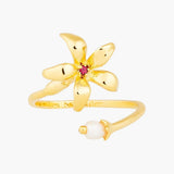 Les Nereides Pearl And Star Jasmine You And Me Ring
