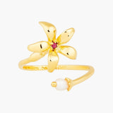Les Nereides Pearl And Star Jasmine You And Me Ring