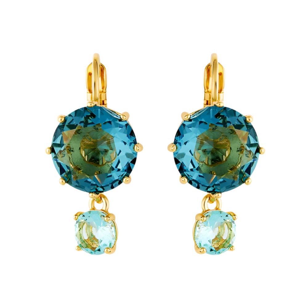 Les Nereides La Diamantine Acqua Azzura Round Stone Sleeper Earrings | Accessories | Earrings | Fashion Jewellery | Our Exclusives | Spring Festival | Women | Women Earrings | Womens Les Nereides La Diamantine Acqua Azzura Round Stone Sleeper Earrings | Accessories | Earrings | Fashion Jewellery | Our Exclusives | Spring Festival | Women | Women Earrings | Womens