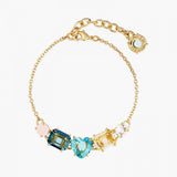 سوار رفيع من Les Nereides La Diamantine Acqua Azzura Stones