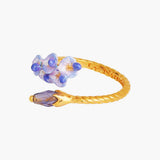 Les Nereides Wisteria Flower Adjustable Ring