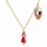 Les Nereides Basket And Little Red Riding Hood Pendant Necklace